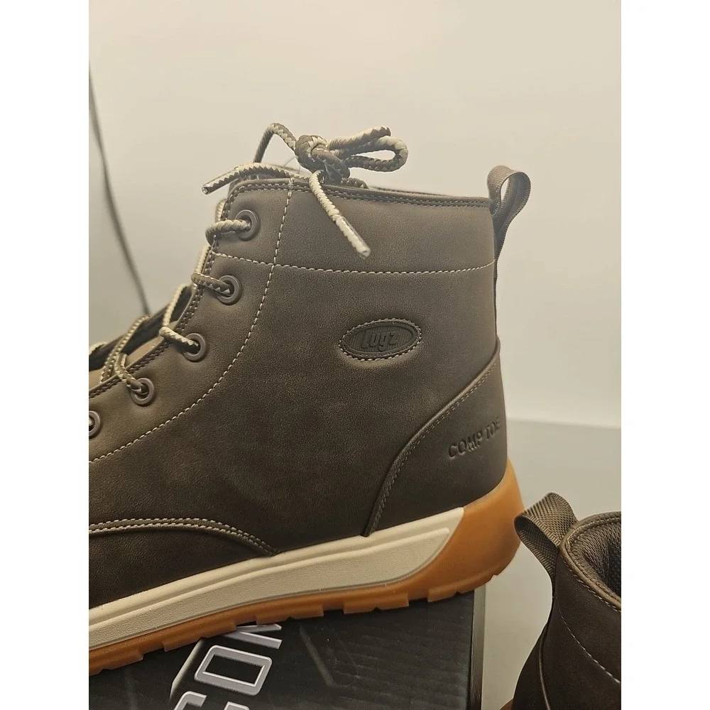 Lugz Yard Lx Slip Resistant Composite Toe Work  Mens Brown  MYARLXCTD-2186 13D‎